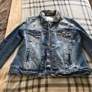 Distressed Jean Jacket